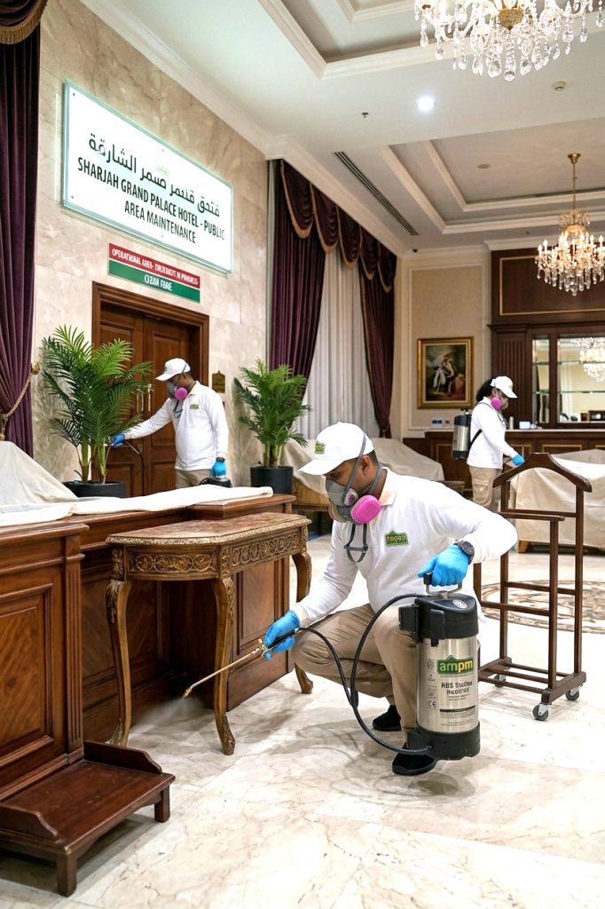 Pest control treatment in star hotels